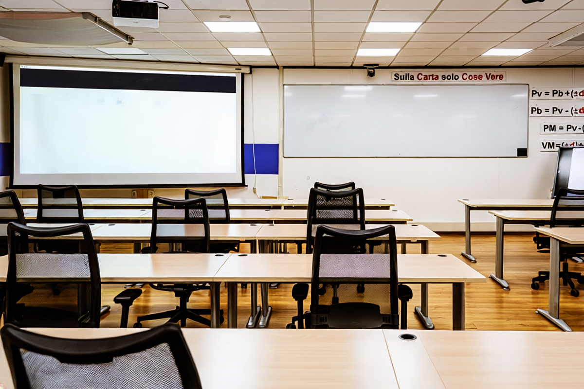 Lezione di teoria in aula