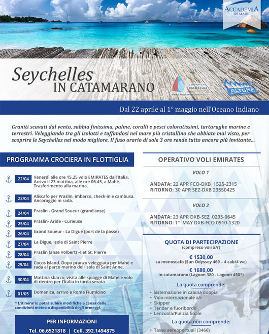Crociera alle Seychelles in Catamarano