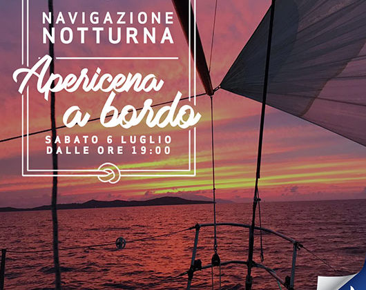 Esperienza di Navigazione Notturna con apericena a bordo